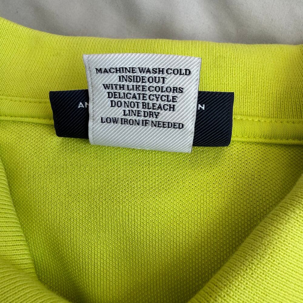 Psycho Bunny Neon Yellow Polo Shirt Size 8 Classic Cotton - Picture 6 of 9